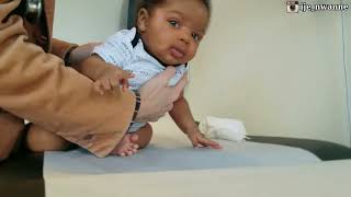 2 months old newborn milestone |Postpartum| First vaccination | Pediatrician visit | maternity screenshot 4