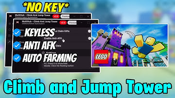 NEW Climb and Jump Tower Script | Auto Farm + Anti AFK | Roblox Script Showcase (Keyless)