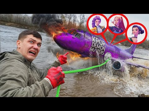 Abbiamo trovato il jet privato dei K-Pop Demon Hunters sul fondo del lago facendo magnet fishing!