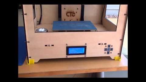CTC 3d printer / 3d drucker review   print !!