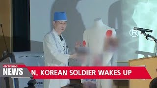 North Korean soldier who defected to South Korea wakes up