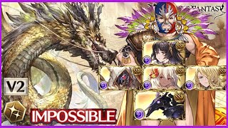 Granblue Fantasy - Lu Woh Dark Magna Luchador Burst (Public Raid) @linkbattler