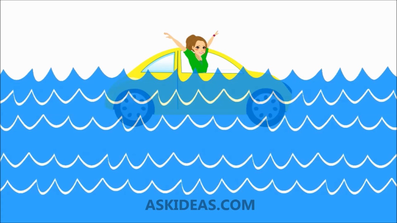 How to escape alive from a sinking car ? - YouTube