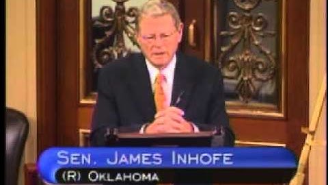 Inhofe on Out of Control Government Spending and Earmarks Part A