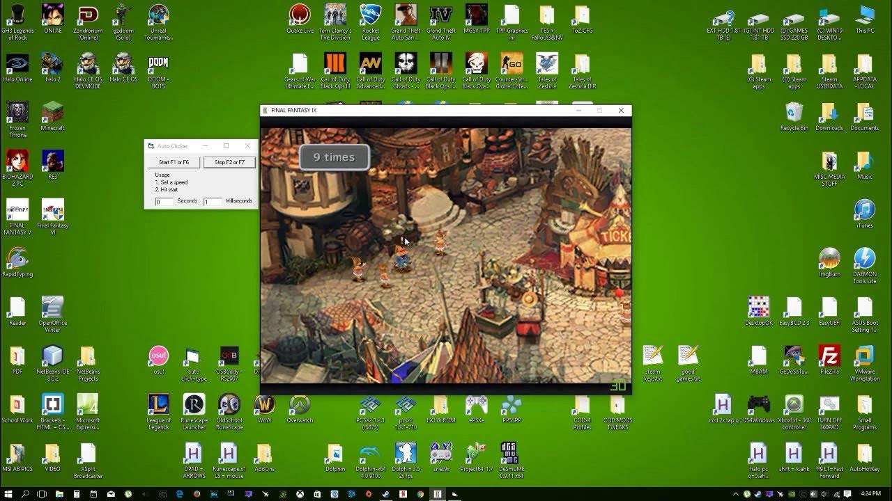 FF9 STEAM JUMP ROPE TUTORIAL AUTOCLICKER YouTube