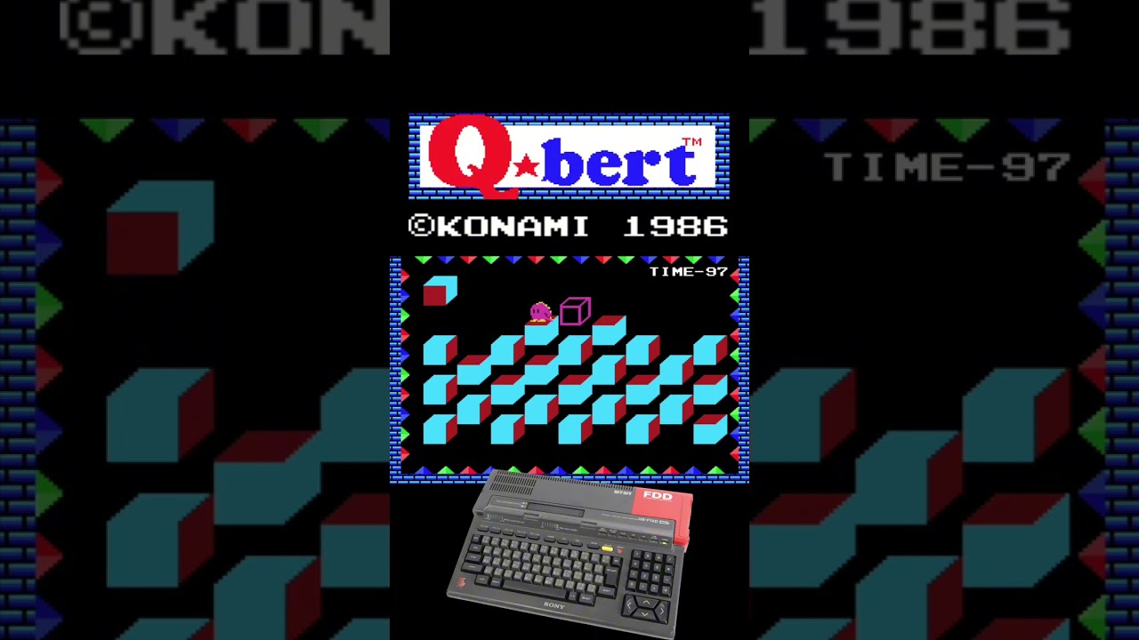 Q*bert Qバート (Machine type: MSX) - YouTube