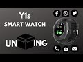 Y1s Smart Watch With Camera Bluetooth And Social Media||Unboxing And Review By Daraza Unboxing