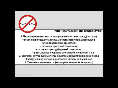 Видео: Какой временной интервал представлен Несоответствием в основании пласта G породы?