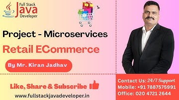 ECommerce Full Stack Project | Spring Boot | Microservices | React JS | Learn with Mr. Kiran Jadhav