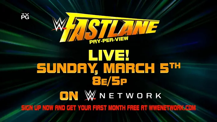 WWE Fastlane 2017: Goldberg vs. Owens - Sunday, March 5