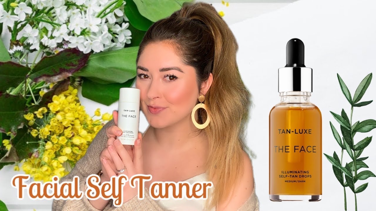SELF TANNERS FOR PALE SKIN! TanLuxe The Face Drops Review tanluxe