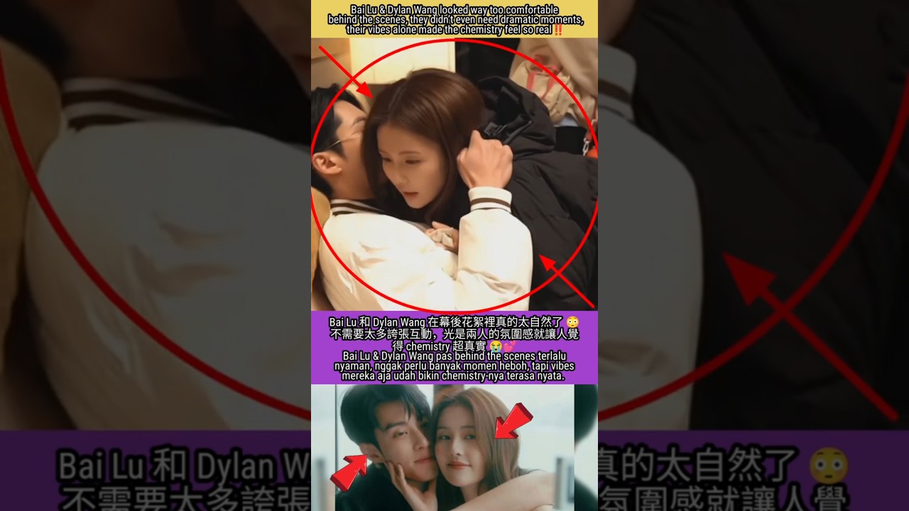 白鹿 & 王鶴棣的幕後花絮也太舒服了吧 😭✨ #bailu #dylanwang