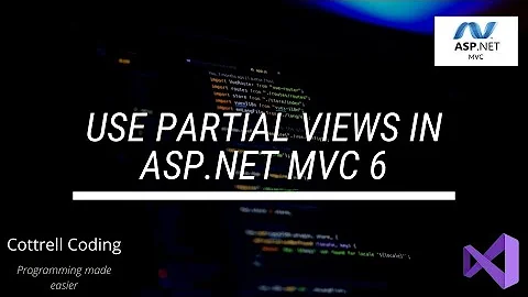 use partial views in asp.net mvc 6