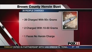 26 face most severe heroin charge in Brown County bust