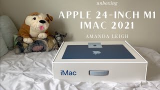 Blue M1 iMac 24' Unboxing