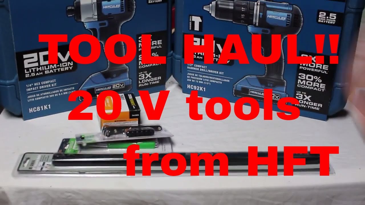 Harbor freight tools tool haul prices smashed edition Hercules impact