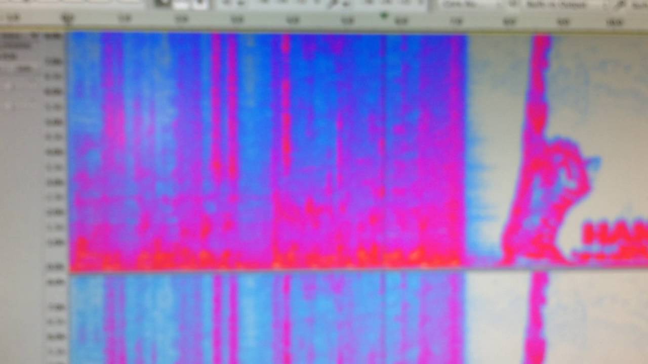 Mr Robot S02e05 Spectrogram Easter Egg In Audacity Youtube