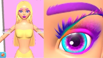 Doll Makeover - DIY 3D Dolly 👸👗💄 NEW UPLOAD LEVELS!! doll makeover ios,doll makeover android.