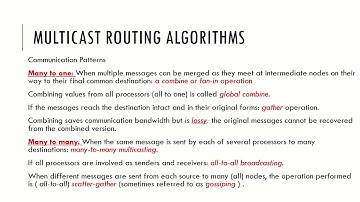 XY  Routing Communication Patterns