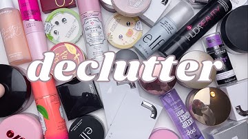 MY BIGGEST DECLUTTER EVER! *powder & setting spray* | Paige Koren