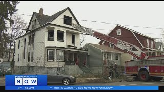 4 hurt, including child and firefighter, after house fire in Newark
