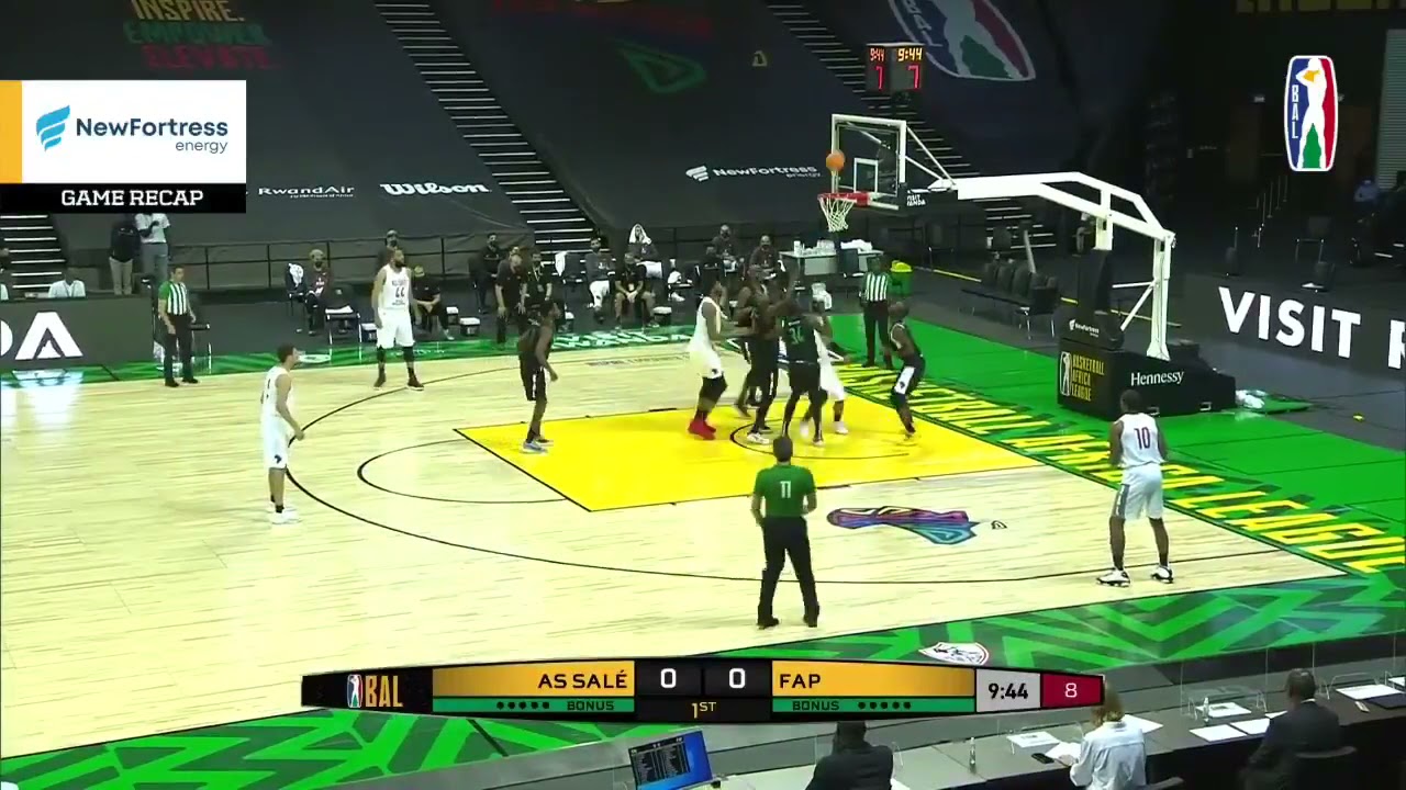 Basketball Africa League Highlights AS Salé vs FAP YouTube