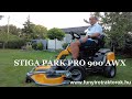 Stiga Park 900 PRO AWX frontkaszás fűnyíró traktor