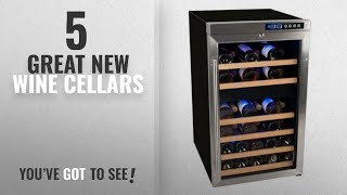 Top 10 Edgestar Wine Cellars [2018]: EdgeStar CWF340DZ 34 Bottle Wine Cooler with Compressor -