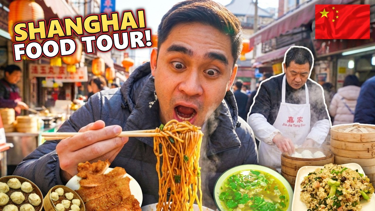 Ultimate Shanghai CHINESE Street Food Tour! 14 Hour Food Crawl in China!