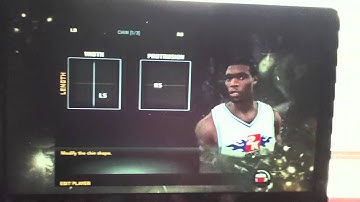 How To Create Chris Bosh on nba 2k11 NEW AND IMPROVED