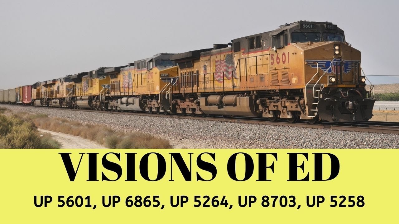 Railfanning 2020 Union Pacific Trains California High Desert