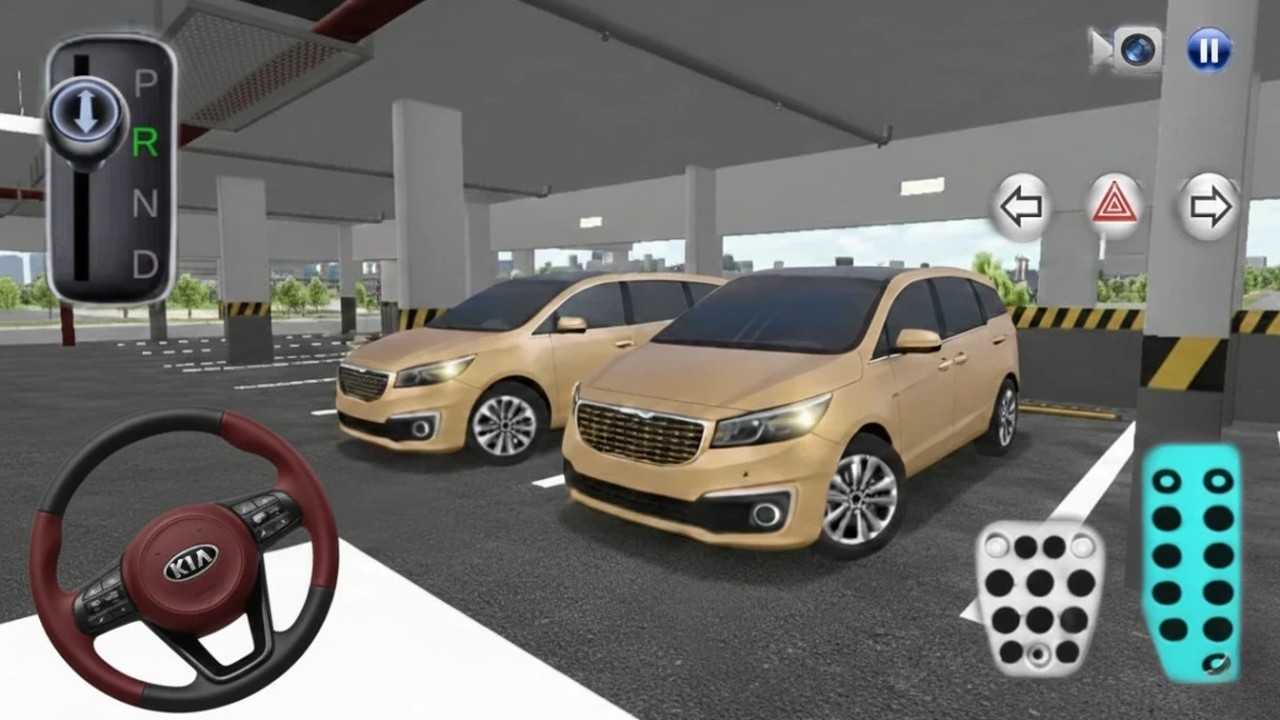 New Kia Carnival Stuck in Parking Garage - 3D Driving Class 2026 - Android Gameplay- Car Game