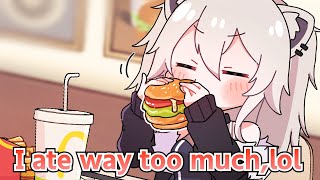 【Animated Hololive/Eng sub】Shishiron treats herself to a feast on her cheat day【Shishishiro Botan】