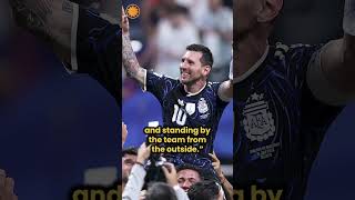 Lionel Messi writes emotional farewell note to Argentina’s national soccer team #shorts