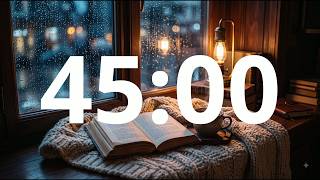 45 Minute Timer Countdown - No Music, No Ads