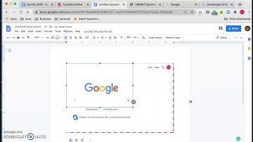 tutorial dragging images to a Google Doc
