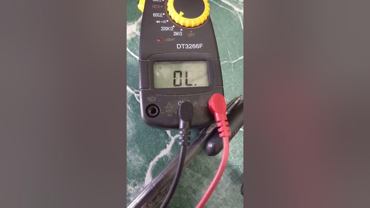1050.DIYMR.TDJLP. (IQ+QC TEST) Digital Multimeter in Ohmmeter setting. Which is different YouTube