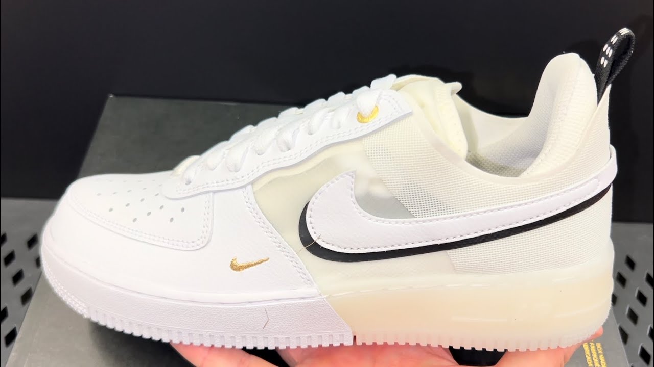 スニーカー Nike Air Force 1 React 40th Anniversary Sail Gold Nike Air Force 1 React 40th Anniversary Sail Gold Shoes