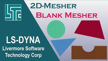 Create mesh in LS-Dyna (#2DMesher #BlankMesher) / ls-dyna tutorial