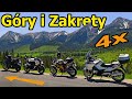 Górskie i kręte drogi Słowacji na 4 motocykle - 440km przyjemności w jeden dzień.