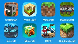 Craftsman, World Craft, Minecraft, Mason Craft, Ice Craft, Minicraft, Raft, Build and Craft screenshot 2