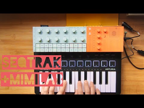 YAMAHA SEQTRAK,Arturia MINILAB3 JAM realtime recordings 28/1
