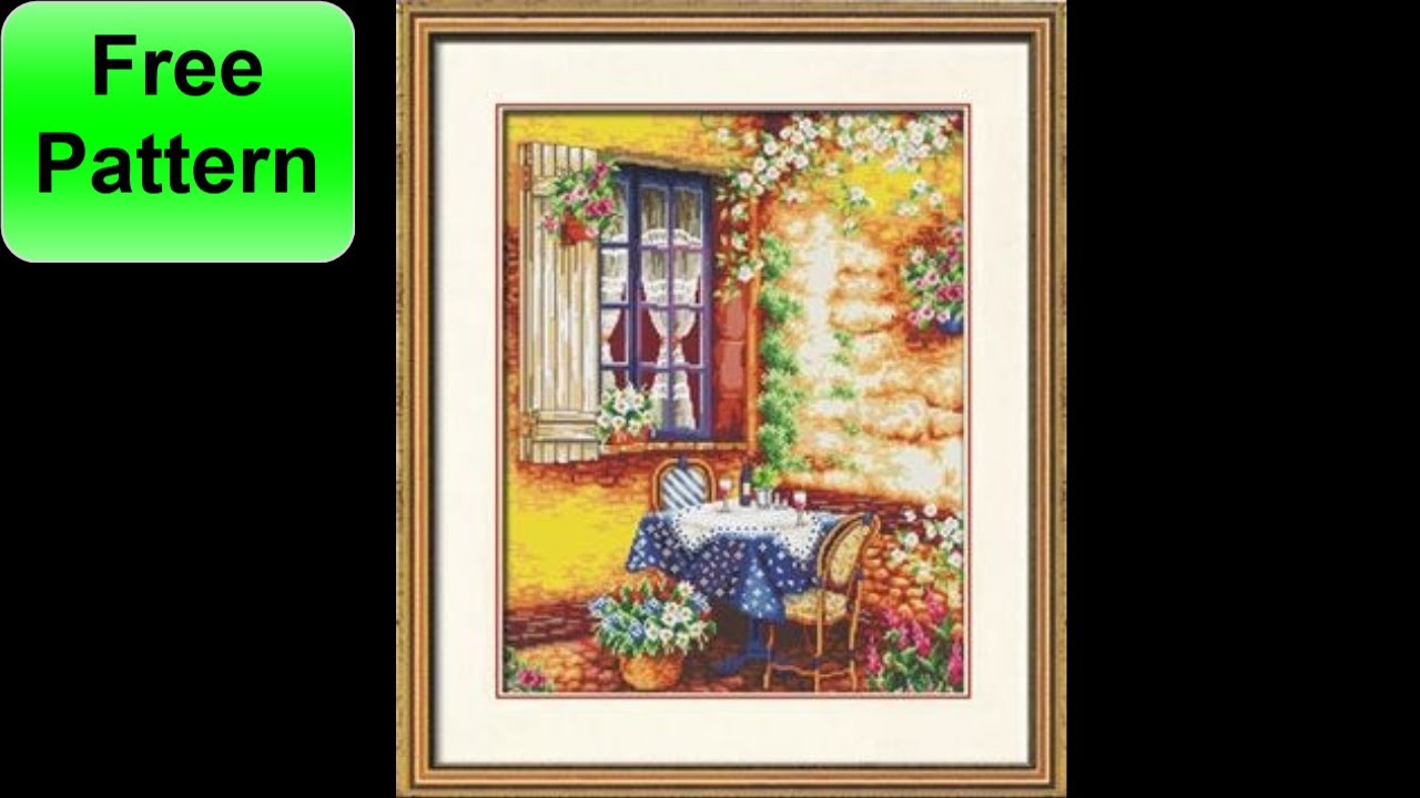 Flosstube cross stitch/ Summer Afternoon/ Cross stitch designs/ Shorts