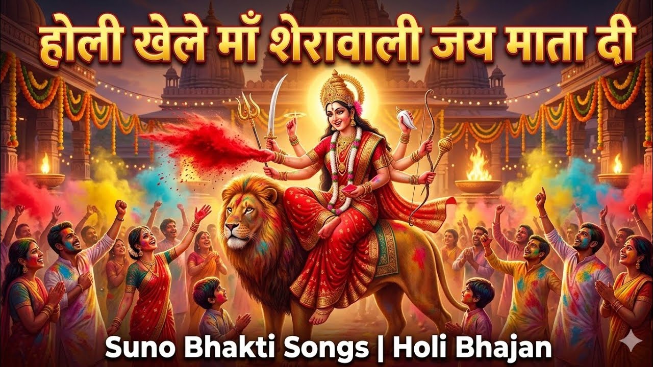 होली खेले माँ शेरावाली | जय माता दी होली स्पेशल भजन | Holi Khele Maa Sherawali | Suno Bhakti Songs