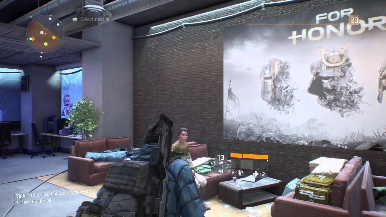 Tom Clancy's The Division For Honor and Grow Home's B.U.D posters easter egg.