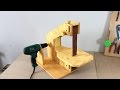 Making a Homemade Belt Sander - El yapımı Şerit Zımpara Makinası