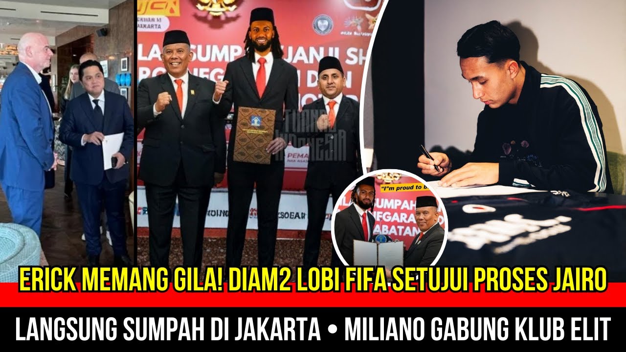 🔴GEBRAKAN GILA PSSI! Desak FIFA Setujui Proses Jairo~Herdman Dapat Amunisi Baru~Miliano CetakSejarah