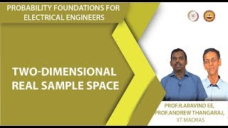 Two-dimensional real sample space