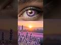 Eyes like lavender fields at sunset 🌅 💜 #procreateart #procreatetutorial #lavendereyes #artshorts