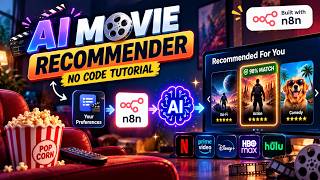 Information AI Movie Recommender Bot in n8n  No Code Tutorial #n8n #workflow #tutorial Update